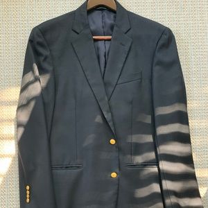 Brooks Brothers Navy Blue 42L Blazer - Madison Fit